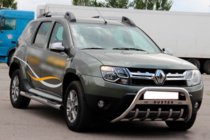 Dacia Duster 2008-2018 Tubos laterales con insertos (2 uds., acero inoxidable) foto 3