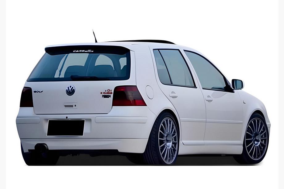 Volkswagen Golf 4 1997-2006 Difusor trasero DPT (negro mate) Image