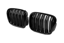 BMW 5 Series E39 1996-2003 Riñones M-Look (2000-2003, Negro Brillante) foto 3