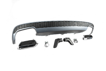 Audi A6 C7 2011-2017 Difusor trasero con salidas de escape DPT estilo S-Line (2011-2014) foto 4
