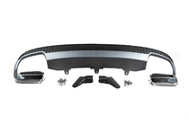 Audi A6 C7 2011-2017 Difusor trasero con salidas de escape DPT estilo S-Line (2011-2014) foto 5