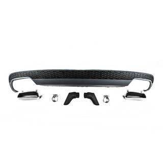 Difusor trasero con salidas de escape DPT estilo S-Line (2011-2014) foto 2