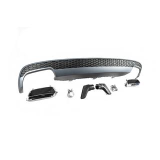 Difusor trasero con salidas de escape DPT estilo S-Line (2011-2014) foto 4