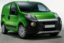 Citroen Nemo 2007-2017 Cubiertas para faros antiniebla modelo superior (2 uds, acero inoxidable) foto 1