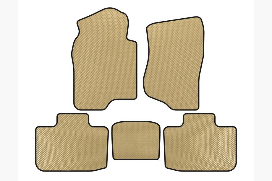 Cadillac Escalade 2007-2014 Alfombrillas EVA (2 Filas, Beige) Image