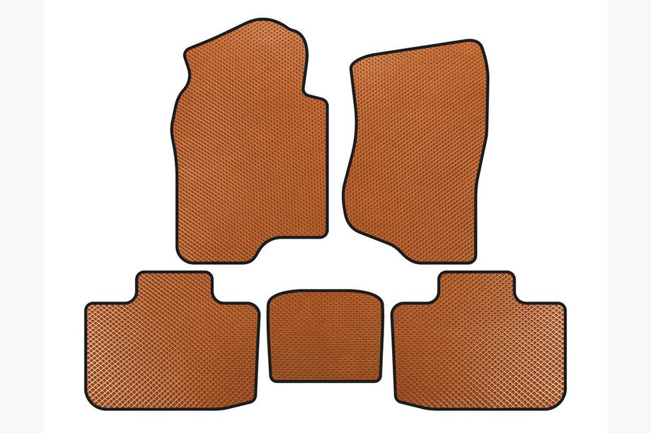 Cadillac Escalade 2007-2014 Alfombrillas EVA (2 Filas, Naranja) Image