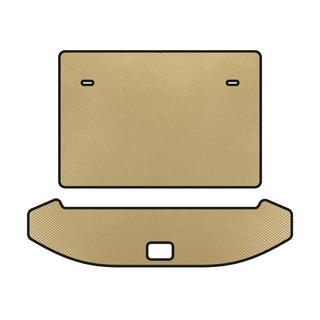 Alfombrilla de maletero EVA (3 filas, Beige)