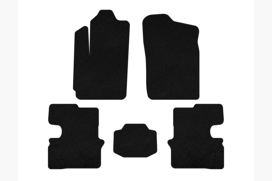 Chery M11 2008- Alfombrillas de moqueta Premium (Negro) Image
