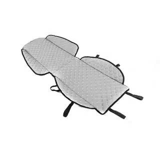 Funda de asiento (1 ud., gris claro con costura gris) foto 2