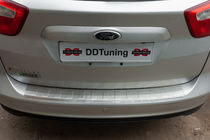 Ford C-Max/Grand C-Max 2010-2019 Protector de Parachoques Trasero OmsaLine (Acero Inoxidable) foto 2