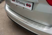 Ford C-Max/Grand C-Max 2010-2019 Protector de Parachoques Trasero OmsaLine (Acero Inoxidable) foto 7