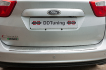 Ford C-Max/Grand C-Max 2010-2019 Protector de Parachoques Trasero OmsaLine (Acero Inoxidable) foto 8