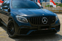 Mercedes GLC coupe C253 2016-2023 Parrilla Delantera GT Panamericana Negra (para 2015-2019) foto 1