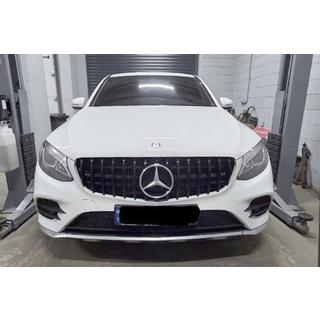 Parrilla Delantera GT Panamericana Negra (para 2015-2019) Mercedes GLC coupe C253 2016-2023 foto 3