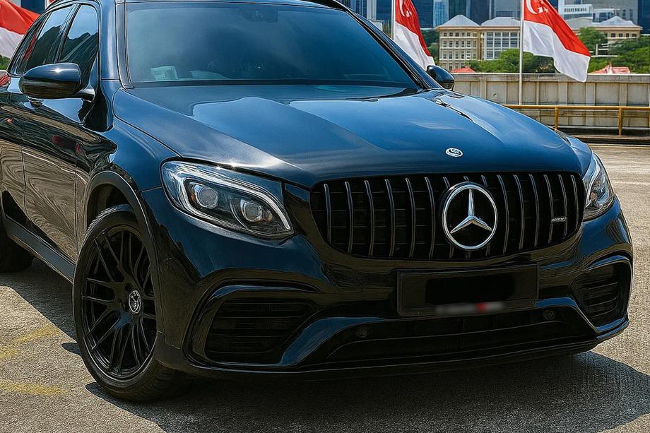 Mercedes GLC coupe C253 2016-2023 Parrilla Delantera GT Panamericana Negra (para 2015-2019) Image