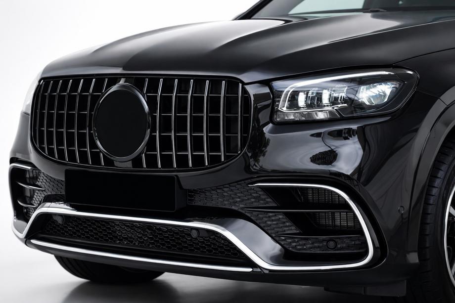 Mercedes GLS X167 2019- Parrilla Delantera 2019-2023 (GT Panamericana Negra) Foto 2