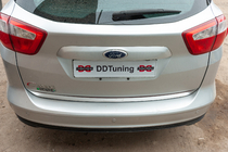 Ford C-Max/Grand C-Max 2010-2019 Moldura maletero acero inoxidable foto 2