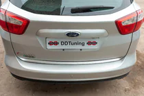Ford C-Max/Grand C-Max 2010-2019 Moldura maletero acero inoxidable foto 2