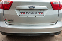 Ford C-Max/Grand C-Max 2010-2019 Moldura maletero acero inoxidable foto 5