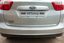 Ford C-Max/Grand C-Max 2010-2019 Moldura maletero acero inoxidable foto 5