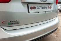 Ford C-Max/Grand C-Max 2010-2019 Moldura maletero acero inoxidable foto 6