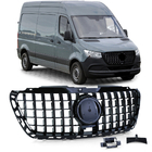 Mercedes Sprinter W907/W910 2018- Parrilla Delantera Panamericana GT Panamericana Negro Premium foto 1