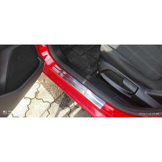Protector de umbral Carmos V1 acero inoxidable juego de 4 Ford Fiesta 2008-2017 foto 4