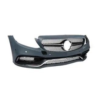 Parachoques delantero completo (diseño AMG C63 2014-2018) foto 4