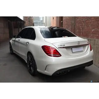 Parachoques trasero con difusor (AMG C63-design 2014-2021)