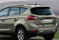 Ford Kuga 2008-2013 Moldura maletero acero inoxidable foto 2