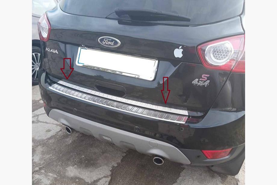 Ford Kuga 2008-2013 Moldura maletero acero inoxidable Image