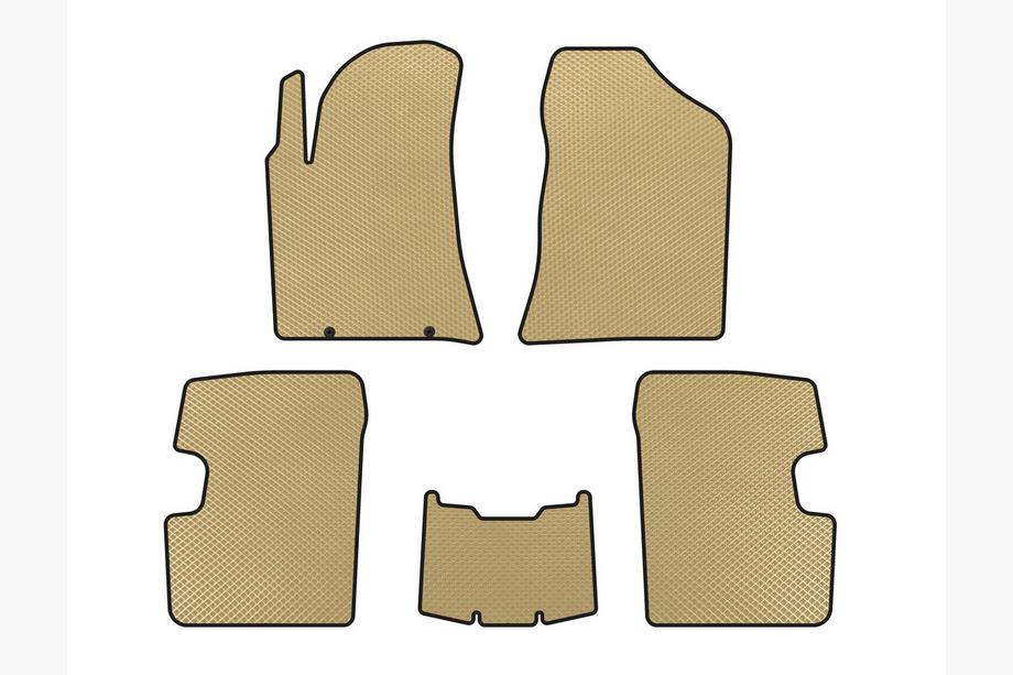 BYD F3 2013-2015 Alfombrillas EVA (SD, Beige) Image