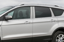Ford Kuga/Escape 2013-2019 Molduras de Acero Inoxidable para Pilares de Puerta foto 1