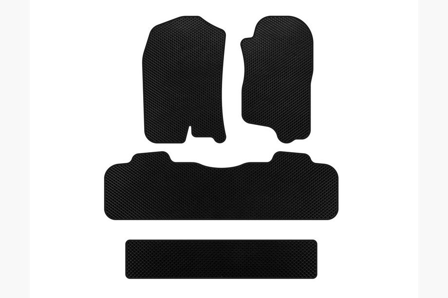Chevrolet Tahoe 2007-2014 Alfombrillas EVA (3 Filas, 2007-2014, Negro) Image