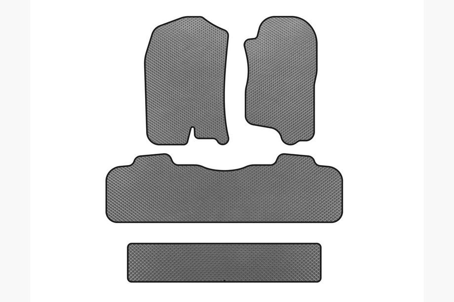 Chevrolet Tahoe 2007-2014 Alfombrillas EVA (3 Filas, 2007-2014, Gris) Image