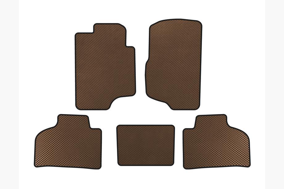 Chevrolet Silverado 2007-2013 Alfombrillas EVA (Marrón) Image