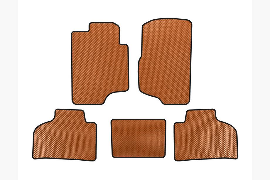Chevrolet Silverado 2007-2013 Alfombrillas EVA (Naranja) Image
