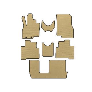 Alfombrillas EVA (3 Filas, Beige) Mitsubishi Grandis 2003-2011