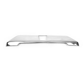 Moldura cromada sobre la matrícula (para cámara, acero inoxidable) Ford Custom 2013-2022 foto 2