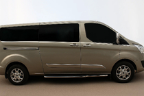 Ford Custom 2013-2022 Molduras inferiores de ventanas (8 uds., Acero inoxidable) foto 1