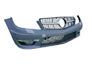 Mercedes C-class W204 2007-2015 Parachoques delantero 2011-2014 AMG C63 con parrilla Diamond Silver foto 3