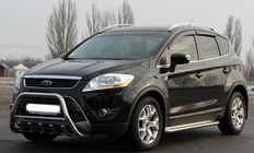 Ford Kuga 2008-2013 Defensa Delantera WT003 (Acero Inoxidable) foto 2