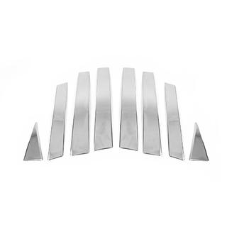 Molduras de Acero Inoxidable para Pilares de Puerta (8 uds) Honda CRV 2007-2011 foto 2