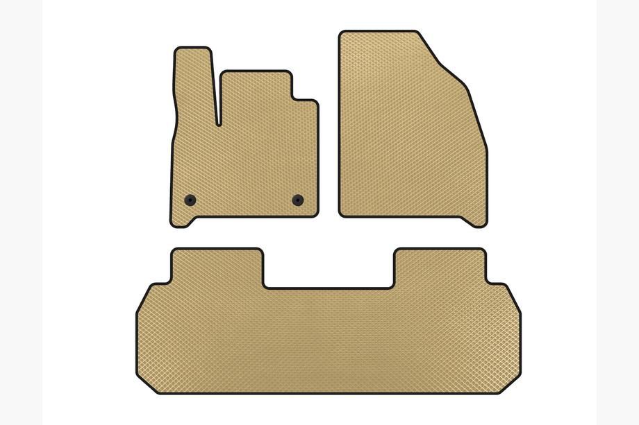Chevrolet Traverse 2017- Alfombrillas EVA (2 piezas, Beige) Image