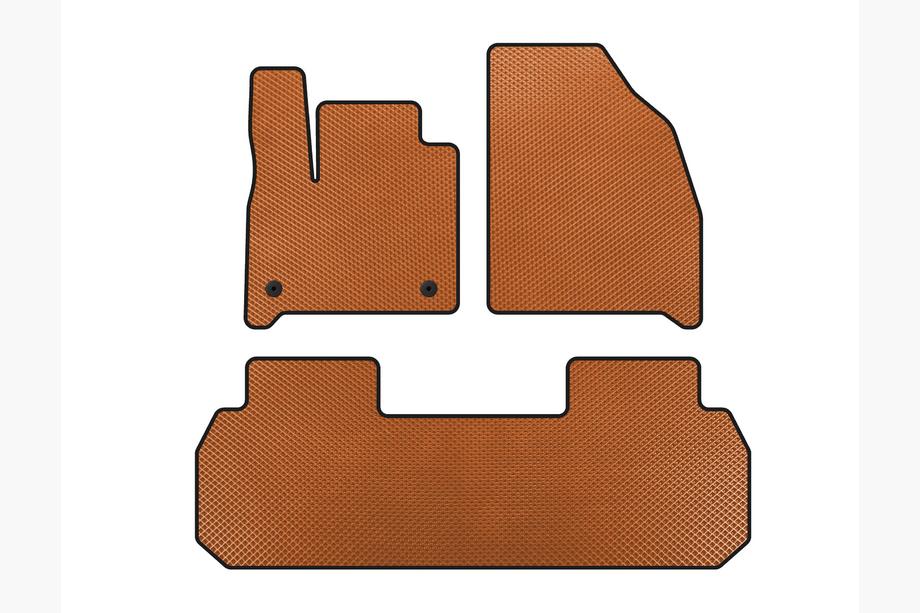 Chevrolet Traverse 2017- Alfombrillas EVA (2 Filas, Naranja) Image
