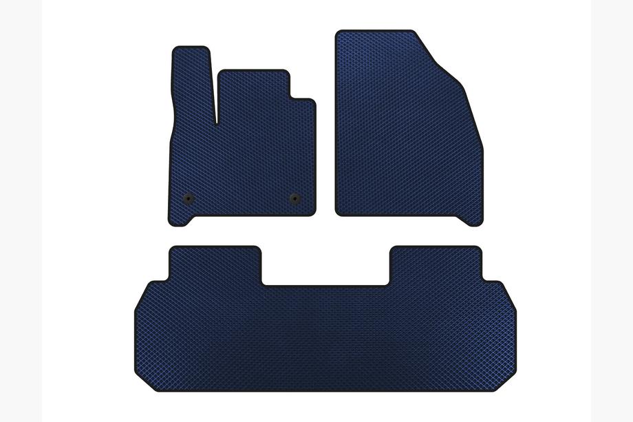 Chevrolet Traverse 2017- Alfombrillas EVA (2 Filas, Azul) Image