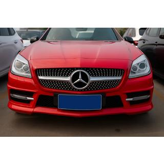 Parrilla Delantera Diamond Black Mercedes SLK R172 2011-2016 foto 1