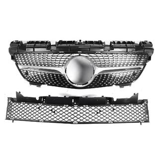 Parrilla Delantera Diamond Black Mercedes SLK R172 2011-2016 foto 2