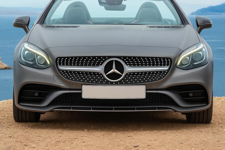 Mercedes SLC R172 2016-2020 Parrilla Delantera Diamond Silver Foto 1
