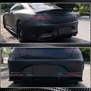 Difusor Trasero V2 (para Coupe/Cabrio C63 AMG 2015-2019, Carbono) foto 4